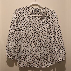 Karl Lagerfeld Paris Star & Eiffel Tower-Print Shirt